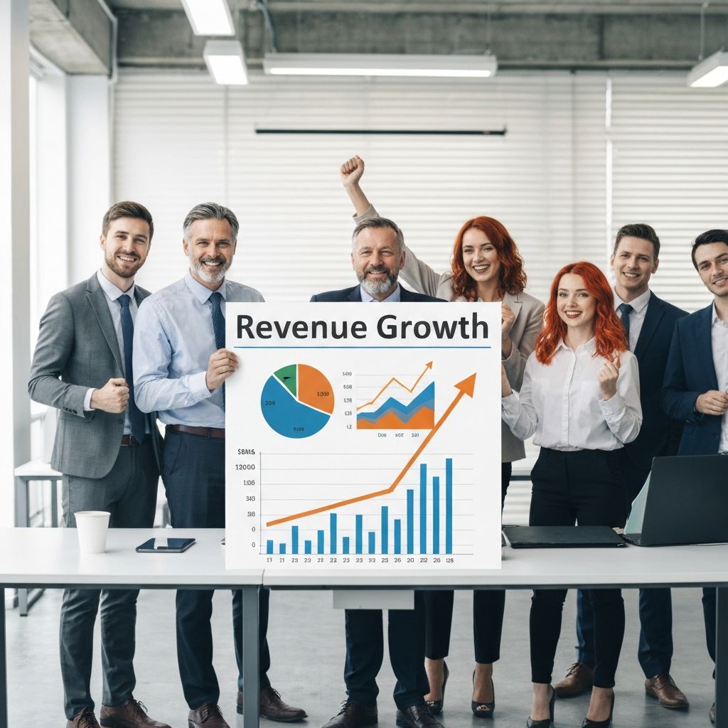 Revenue Growth and Happy Business Team